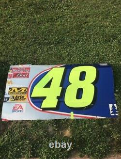 Jimmie Johnson 2002 Rookie Lowes #48 NASCAR Race Used Sheetmetal Door Panel