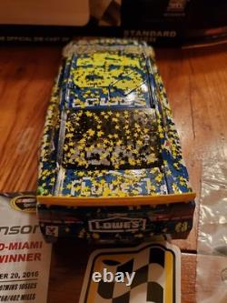 Jimmie Johnson 2016 Lowe's Homestead-Miami Win 1/24