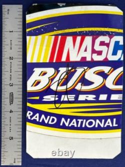Jimmie Johnson Autographed Race Used Sheetmetal 2001 Excedrin Busch #92 NASCAR