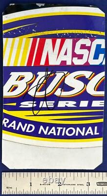 Jimmie Johnson Autographed Race Used Sheetmetal 2001 Excedrin Busch #92 NASCAR