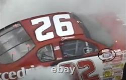 Jimmie Johnson Autographed Race Used Sheetmetal 2001 Excedrin Busch #92 NASCAR