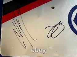 Jimmie Johnson Autographed Race Used Sheetmetal Homestead Car NASCAR Chad Knaus