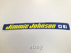 Jimmie Johnson Signed 2017 Lowes Name Rail Nascar Race Used Sheetmetal Rare