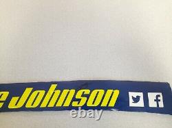 Jimmie Johnson Signed 2017 Lowes Name Rail Nascar Race Used Sheetmetal Rare