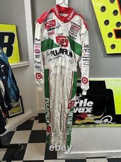 Jimmy Spencer #41 Fujifilm Autographed Team Issued Crew Nascar Used Firesuit