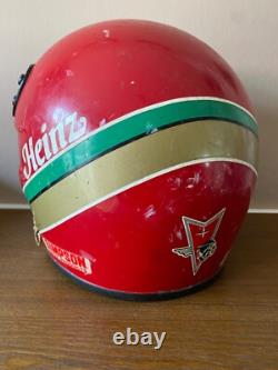 Jimmy Spencer Vintage Nascar Race Used worn Heinz Helmet