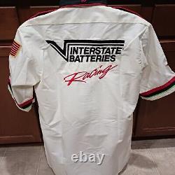 Joe Gibbs Racing Dale Jarrett #18 Interstate Team Issue Large Crew Shirt NASCAR