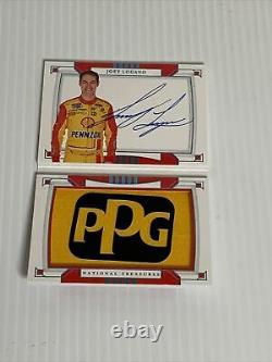 Joey Logano 2020 National Treasures Racing 1/1 Auto PPG Logo Patch Booklet Rare