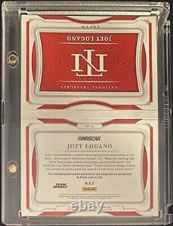 Joey Logano 2022 National Treasures Racing NASCAR Auto Hat Patch 1/1 Booklet