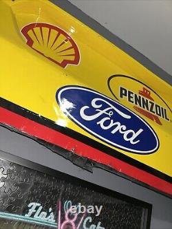 Joey Logano Nascar Race Used Team Penske Shell Pennzoil Rear Bumper Sheetmetal