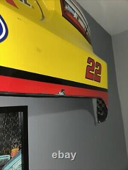 Joey Logano Nascar Race Used Team Penske Shell Pennzoil Rear Bumper Sheetmetal