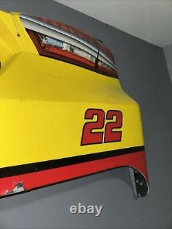 Joey Logano Nascar Race Used Team Penske Shell Pennzoil Rear Bumper Sheetmetal