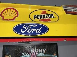 Joey Logano Nascar Race Used Team Penske Shell Pennzoil Rear Bumper Sheetmetal