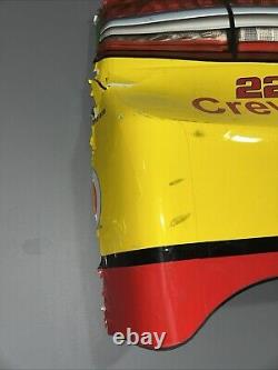 Joey Logano Nascar Race Used Team Penske Shell Pennzoil Rear Bumper Sheetmetal