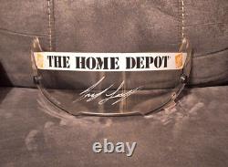 Joey Logano Signed Autographed Race Used Visor The Home Depot NASCAR