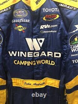 John Andretti Winegard Busch Series Nascar Nomex Race Used Drivers Firesuit