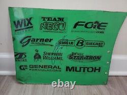 Jonathan Davenport #7 Signed 2023 Bristol Dirt Nascar Race Used Truck Sheetmetal
