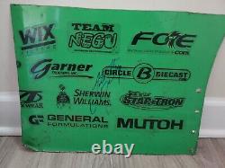 Jonathan Davenport #7 Signed 2023 Bristol Dirt Nascar Race Used Truck Sheetmetal