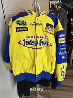 Juan Pablo Montoya #42 Juicy Fruit JH Design NASCAR Racing Jacket SIZE LARGE