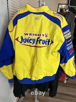 Juan Pablo Montoya #42 Juicy Fruit JH Design NASCAR Racing Jacket SIZE LARGE
