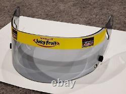 Juan Pablo Montoya Race Used Helmet Visor NASCAR Juicy Fruit photomatch 2008