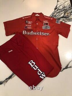 Junior Johnson Race Used Autographed Budweiser NASCAR Pit Uniform 2 Pants