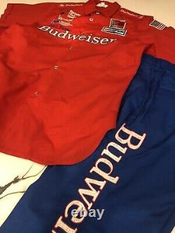 Junior Johnson Race Used Autographed Budweiser NASCAR Pit Uniform 2 Pants