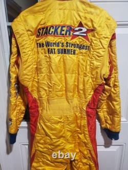 Kenny Wallace NASCAR Race Used Firesuit Autographed Signed Stacker 2 DRIVER SUIT