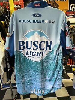Kevin Harvick 2021 Busch Light Nascar Race Used Pit Crew Shirt Medium