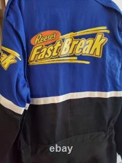 Kevin Harvick & Chocolate Meyers SIGNED 2002 Reese's COMMERICIAL WORN FIRESUIT