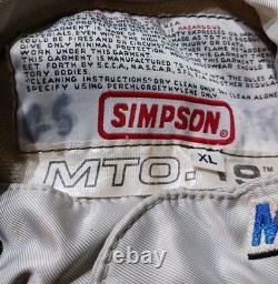 Kevin Harvick Inc Mr Clean Chevy Race Used Pit Crew Firesuit NASCAR Tony Stewart