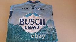 Kevin Harvick Signed Autographed Race Used Busch Light Crew Shirt XL