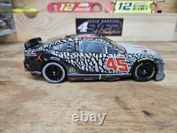 Kurt Busch Duel Autographed Denny Hamlin #45 Jordan Brand 2022 Kansas Win 1/24