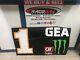 Kurt Busch Monster Energy Gear Wrench Nascar Race Used Sheetmetal Door #1