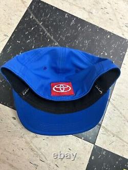 Kyle Busch #18 JGR Snickers Autographed Nascar Fitted Hat Size SM