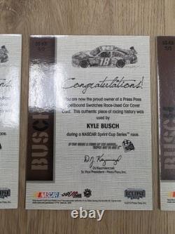Kyle Busch Complete 2010 Spellbound Race Used Car Cover Set JGR NASCAR