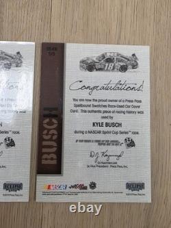 Kyle Busch Complete 2010 Spellbound Race Used Car Cover Set JGR NASCAR