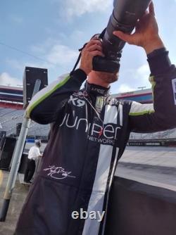 Kyle Busch NASCAR Bristol Race Worn Used Driver Suit Photo Matched Auto Signed