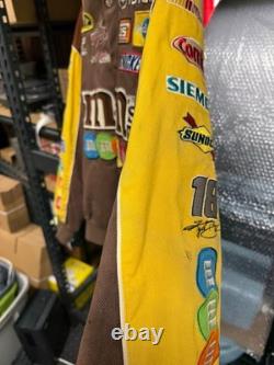 Kyle Busch NASCAR Jackets Lot of 2 M&M's Racing 2015 Champion & Brown Coat