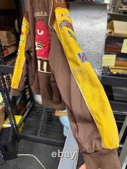 Kyle Busch NASCAR Jackets Lot of 2 M&M's Racing 2015 Champion & Brown Coat