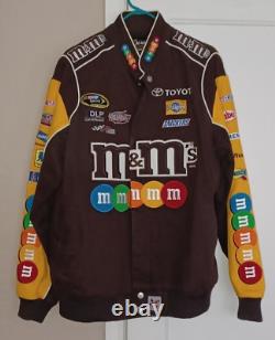 Kyle Busch Team Jacket Coat Chase Authentics Brown #18 Toyota Gibbs