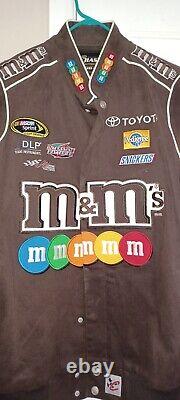 Kyle Busch Team Jacket Coat Chase Authentics Brown #18 Toyota Gibbs