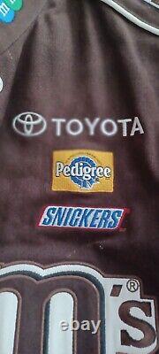 Kyle Busch Team Jacket Coat Chase Authentics Brown #18 Toyota Gibbs