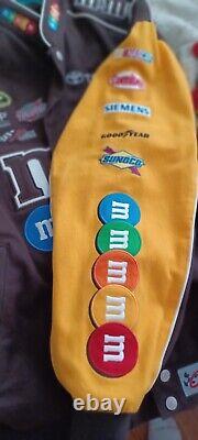 Kyle Busch Team Jacket Coat Chase Authentics Brown #18 Toyota Gibbs