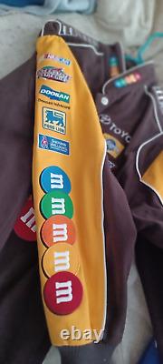 Kyle Busch Team Jacket Coat Chase Authentics Brown #18 Toyota Gibbs