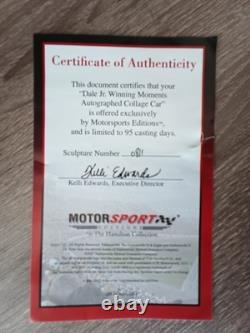 Limited Edition 118 Dale Earnhardt Jr. Autographed Winning Moments Collage Car