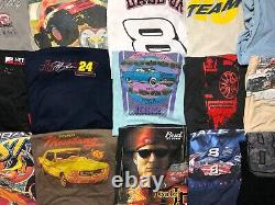 Lot Of 15 Vintage NASCAR Racing Cars Tees T-Shirt Reseller Bundle Wholesale