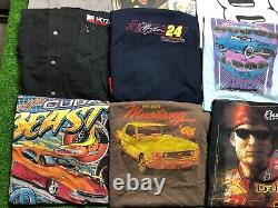 Lot Of 15 Vintage NASCAR Racing Cars Tees T-Shirt Reseller Bundle Wholesale