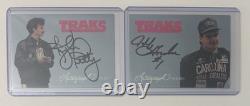 Lot of (2) 1992 Traks Autograph Series Trading Cards NASCAR Gordon & Petty