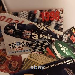 Lot of NASCAR Memorabilia, Hero cards, pictures, news clippings, see photos